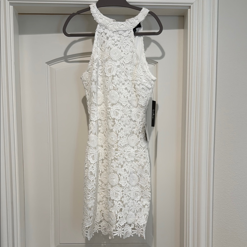 Love Poem white Lace Mini Dress Lulu’s